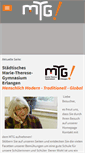 Mobile Screenshot of mtg-erlangen.de