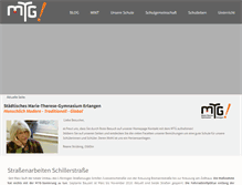 Tablet Screenshot of mtg-erlangen.de